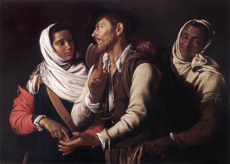Simon Vouet The Fortuneteller Spain oil painting art